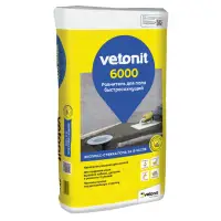 Ровнитель для пола VETONIT 6000 супербыстрый 25 кг
