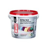 Краска ВД интерьерная акриловая супербелая DALI 5л ( Т-ра перевозки не ниже +5град)