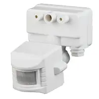 Датчик движения ЭРА MD 02 прожекторный 1200Вт, IP-44, 12м*
