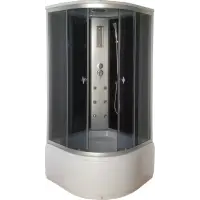 Кабина душевая NIAGARA 900х900х2150 высокий поддон, стекло тонированное, с гидромассажем арт.NG-2508-14G