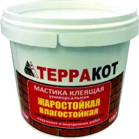 Мастика клеящая ТЕРРАКОТ жаростойкая 5 кг (до +1100°С)