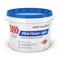 Шпаклевка готовая DANOGIPS FILL&FINISH LIGHT финишная для швов гкл 10 л (11 кг)