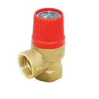 Клапан TIM мембранный предохранительный 3 бар, 1/2" внутр - 1/2" внутр