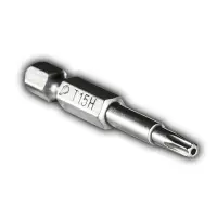 Бита отверточная Torx Tamper-15 х 50мм (2шт), блистер, ПРАКТИКА "Профи"