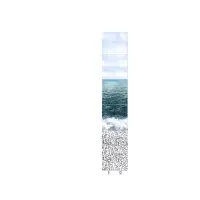 Панель панно ПВХ Море 0,25х2,7 фотопечать фон (стыкуется по 2 панели)