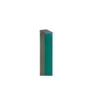 Столб оцинкованный РЕ RAL 6005 (зелёный) 60*40*1,2 высота 2,5м