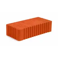 Кирпич полнотелый одинарный рядовой рифленый М150 Mstera 250х120х65 мм (416шт/паллет)