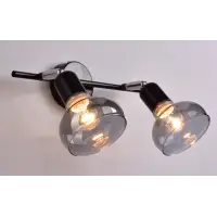 Бра СПОТЫ "Адгезив" РС21852 BK+CR/2C