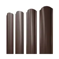 Штакетник металлический Grand Line Slim полукруглый фигурный 0.4 мм RAL **, длина *пог.м