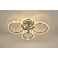 Люстра Star 39557-2+2-DA-TL Chrome, LED 80W+22W