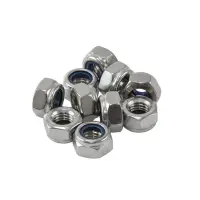Гайка с нейлоновой вставкой М10 DIN 985 оцинк (уп 4шт) SteelRex