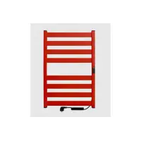 Полотенцесушитель электрический INDIGO Oktava Slim 5 (electro) (таймер, скр.монтаж, унив.подкл.R/L, Electric Red), красный