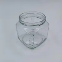 Банка стеклянная 0,39л Кубик (ТО) d=82
