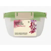 Контейнер для продуктов Sugar&Spice Барбарис герметичный 0,35л квадратный фисташка*