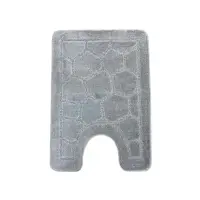 Коврик под унитаз ZALEL 57*80 GREY