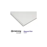 Плита потолочная ARMSTRONG Bioguard Plain Tegular 24 600x600x15 мм белый (5,76кв.м/уп)