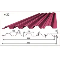 Профнастил НС-35(Тип), 0.45 мм, PE, RAL ** Stynergy, 1.06 * м2