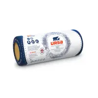 Утеплитель URSA М-25 50мм в упаковке 1 рулон 1200*9000 0,54м3 - 10,8кв.м 24 упак. на паллете (до +350 ℃)