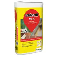 Раствор кладочный VETONIT ML5 цвет 160 черный 25 кг