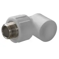 Угол комбинированный PPR 20x3/4" с наружной резьбой Россия