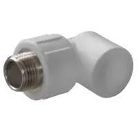 Угол комбинированный PPR 20x1/2" BASE сталь с наружной резьбой Россия