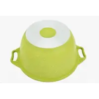 Жаровня-кастрюля Kukmara ж31tsl литая стекл. кр. 3.0л АП (Trendy style lime)
