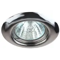 Светильник точечный ЭРА ST3 CH штампованный MR16,12V, 50W хром (1/100)