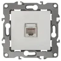 Розетка информационная СП Эра12, белый (RJ45), арт. 12-3107-01