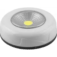 Фонарь-кнопка Feron 1LED 2W 69*25мм, белый, FN1204 (3*AAA в комплект не входят)