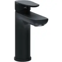 Смеситель Aringa Рейн AR02009BL для умывальника увеличенный, черный