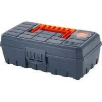Бокс для хранения Blocker Techniker 9" серо-свинцовый/оранжевый