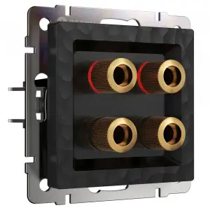Розетка акустическая СП Werkel Hammer черная, W1285008