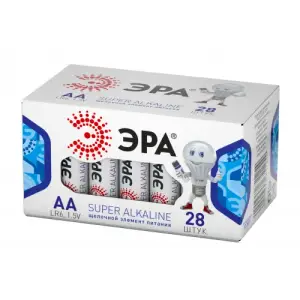 Элемент питания LR6(АА) алкалиновый (уп. бокс 28шт) ЭРА