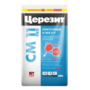Клей плиточный CERESIT CM 11 Pro водо-морозостойкий 5 кг