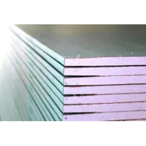 Гипсокартон ГКЛВО Knauf ГСП-DFH2-ПЛУК влаго-огнестойкий 2500*1200*12,5 мм