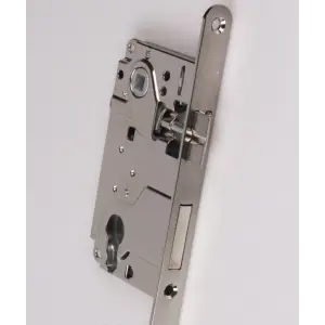 Замок дверной под цилиндр HANDLE DESIGN 8001С SN матовый никель