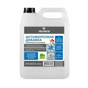 Добавка антиморозная для бетонов и растворов MEDERA 160 Anti-Frost -15 градусов, 10л