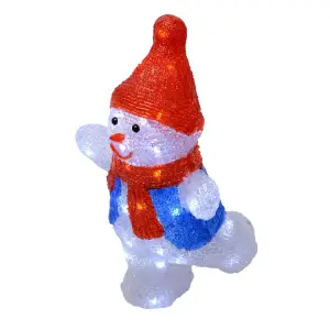 Фигура световая «Снеговик-2» 40LED, белый, 22*17*34 см, ULD-M2234-040/STA WHITE IP20 SNOWMAN-2
