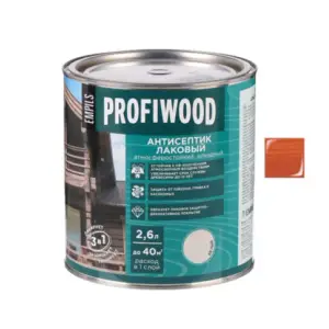Антисептик EMPILS PROFIWOOD лаковый атмосферостойкий алкидный рябина 8 кг