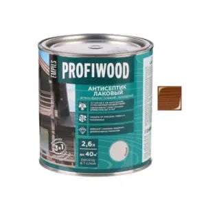 Антисептик EMPILS PROFIWOOD лаковый атмосферостойкий алкидный тик 8 кг