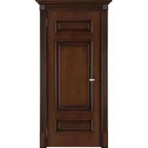 Дверь PORTE VISTA Рим глухая коньяк красный тон 19 80, шпон