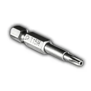 Бита отверточная Torx Tamper-15 х 50мм (2шт), блистер, ПРАКТИКА "Профи"