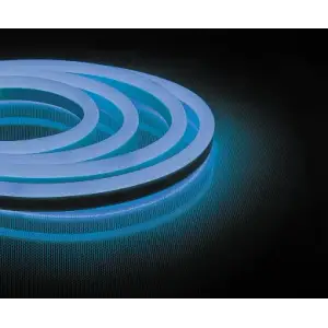 Лента светодиодная неоновая 9,6W, синий, IP67, Feron, 120SMD(2835) LS720 (бухта 50м)