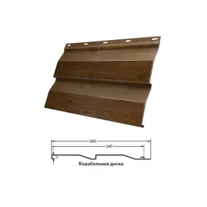 М/Сайдинг Драп **, Корабельная Доска, толщина 0.45мм, размер 0,265*м2