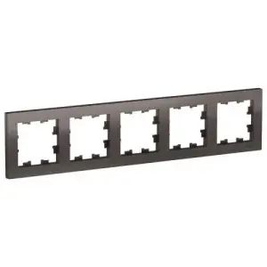 Рамка пятиместная AtlasDesign мокко, Systeme Electric ATN000605