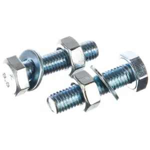 Болт с гайкой и шайбой М6х60 DIN 933 цинк (уп 4шт) SteelRex