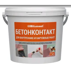 Грунт бетоноконтакт BITUMAST 7 кг
