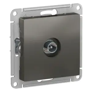 Механизм розетки TV оконечной AtlasDesign 1DB сталь Systeme Electric ATN000991