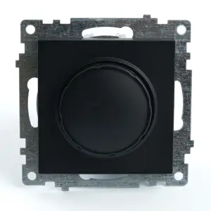 Выключатель диммирующий СП STEKKER Катрин TRIAC (механизм) 250В, 500W черный (GLS10-7106-05)