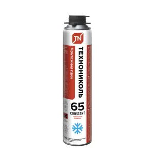 Пена монтажная профессиональная ТЕХНОНИКОЛЬ 65 CONSTANT зимняя (-18°С до +35°С) 1000 мл